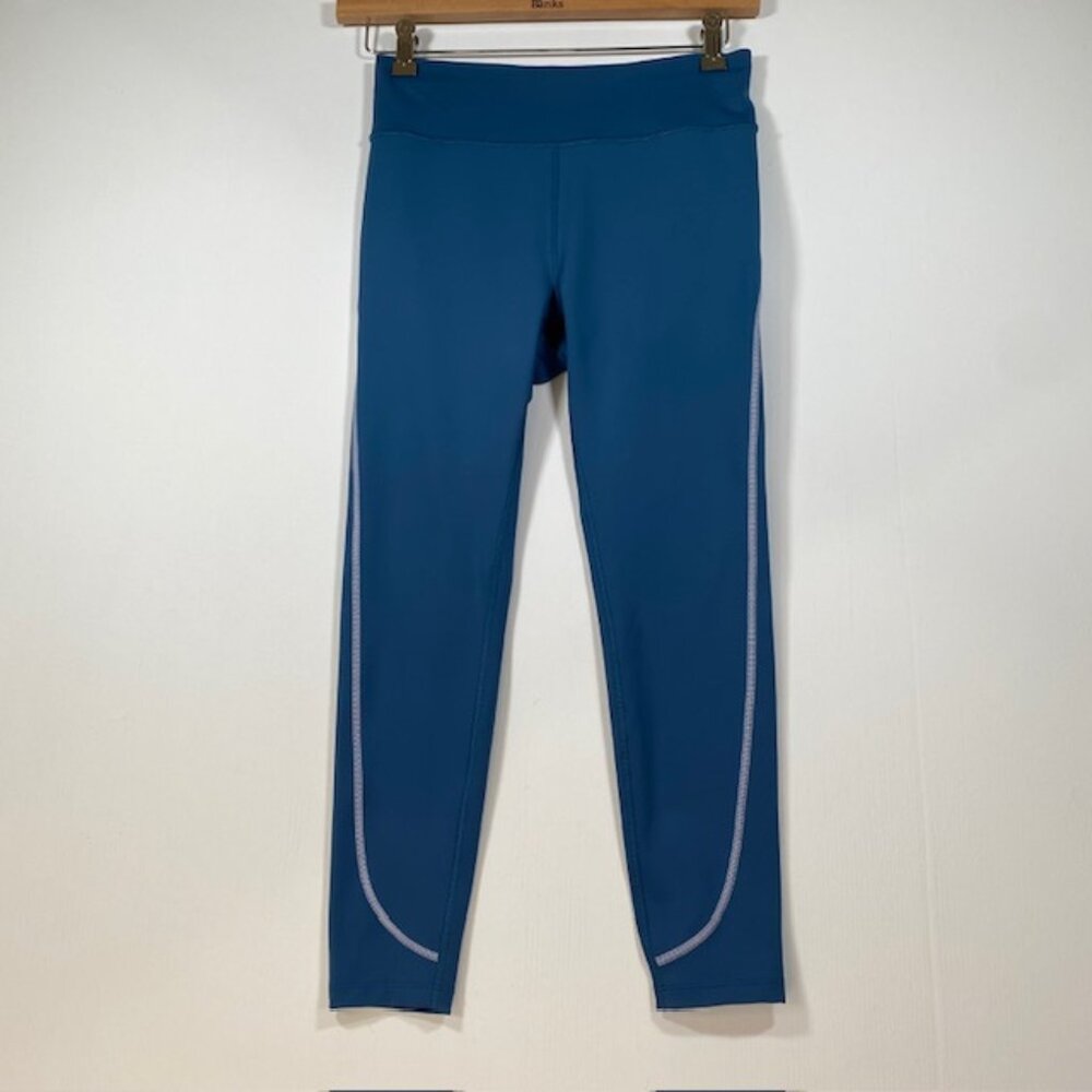 Peloton Teal Blue High-Waist Leggings with Light Trim